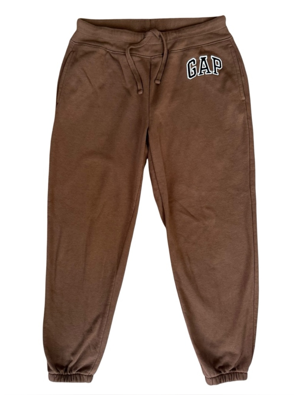 GAP Chocolate Brown Logo Joggers